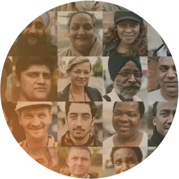colorful-faces-circle