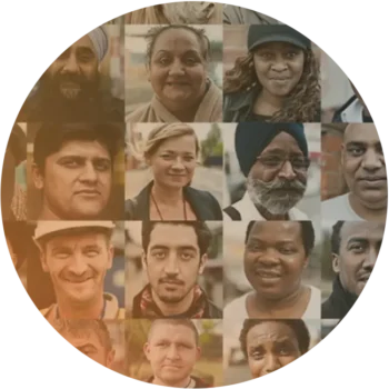 colorful-faces-circle
